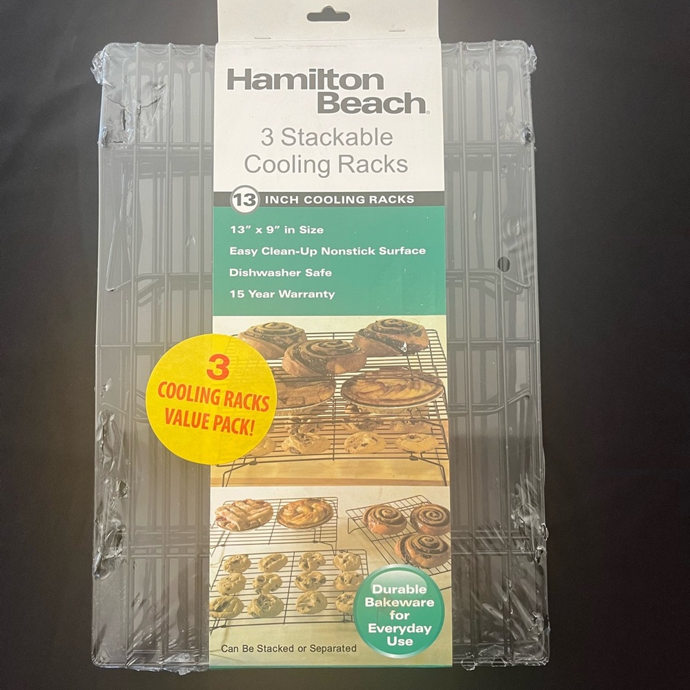 Hamilton Beach Black Cooling Racks